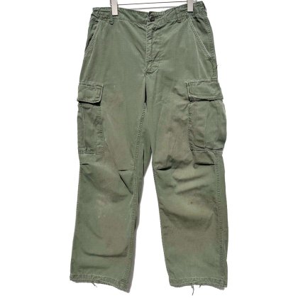 古着 通販　【U.S ARMY】ジャングルファティーグ リップストップ カーゴパンツ【1969's】Vintage Military Fatigue Pants 4th-Type Small-Regular