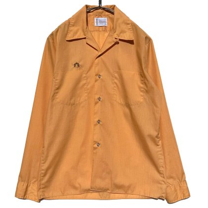 ΡTOWNCRAFT - Penneysۥơ ץ󥫥顼ġ1970's-Vintage Open Collar Shirt
