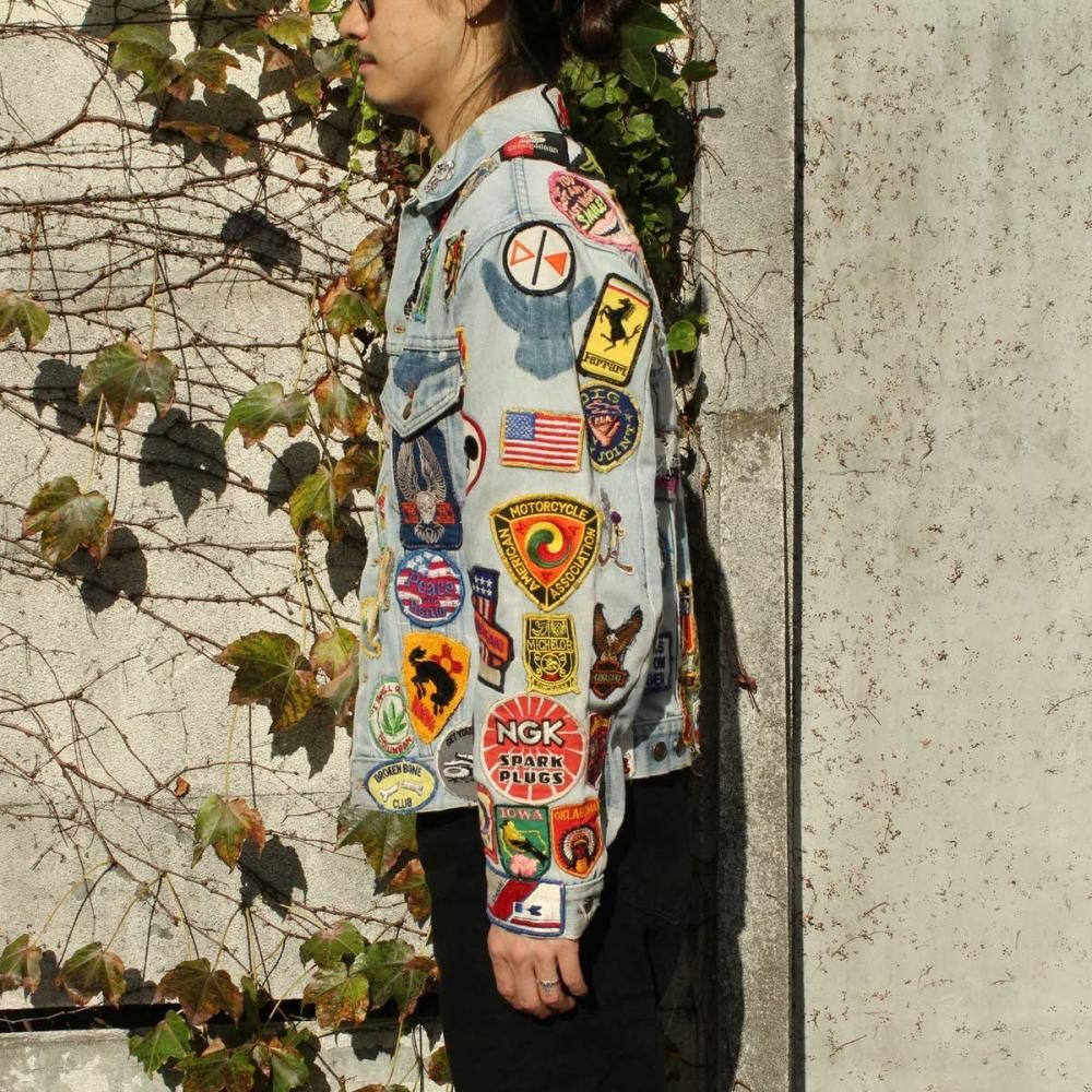 ヴィンテージ ツーリスト ワッペン デニム ジャケット【Late 1970's