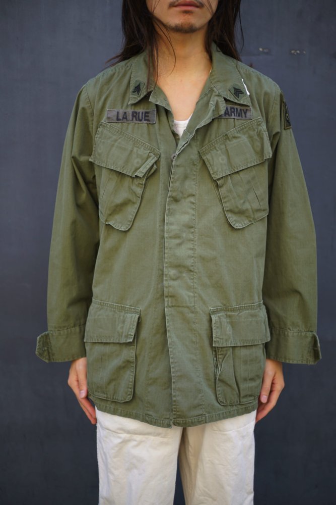 【U.S.ARMY】ジャングルファティーグ リップストップ ミリタリージャケット Small-Regular【1970's】Vintage  Jungle Fatigue Jacket 5th-Type