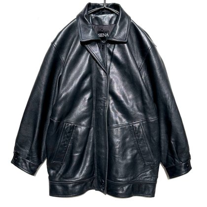  ΡSIENAۥơ åץå 쥶㥱åȡ1990's-Vintage Single Leather Jacket