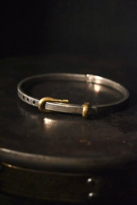  ΡVintage silver  brass belt bracelet ơ С ٥ ֥쥹å 