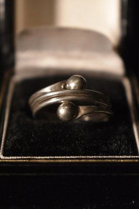  ΡVintage silver spring design ring ơ С  