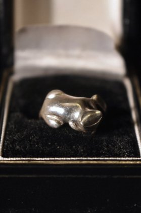  ΡVintage cat motif silver ring ơ åȥ С  