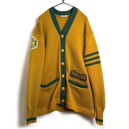  ΡLANE TECHۥơ 쥿ɥǥ1960's-Vintage Lettered Cardigan