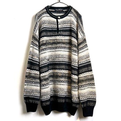  Ρǥåɥȥå إ꡼ͥå 1990's-Dead Stock Henry Neck Sweater