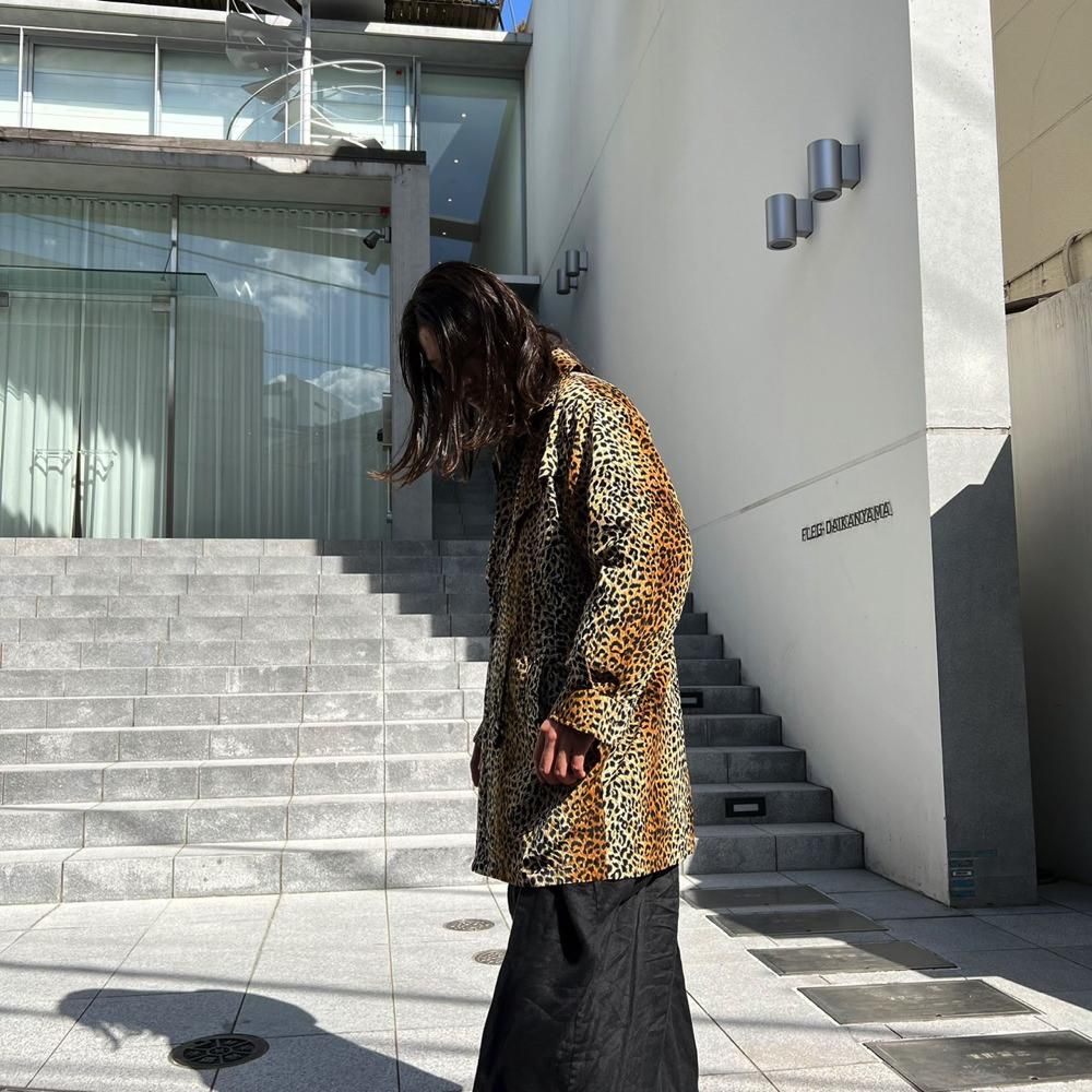 JACKETS GALORE】ヴィンテージ ジップアップ レオパードジャケット