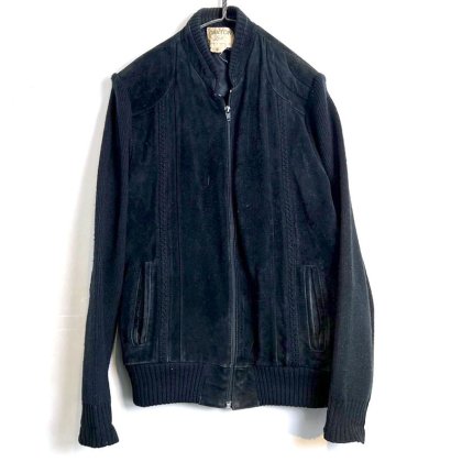  ΡOAKTONۥơ åץå ɡߥ˥å 㥱åȡ1980's-Vintage Suede Knit Jacket