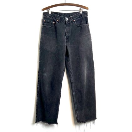  Ρ꡼Х 505 ֥å ϥ󥰡Levis 505ۡ1990's-Vintage Black Denim Pants