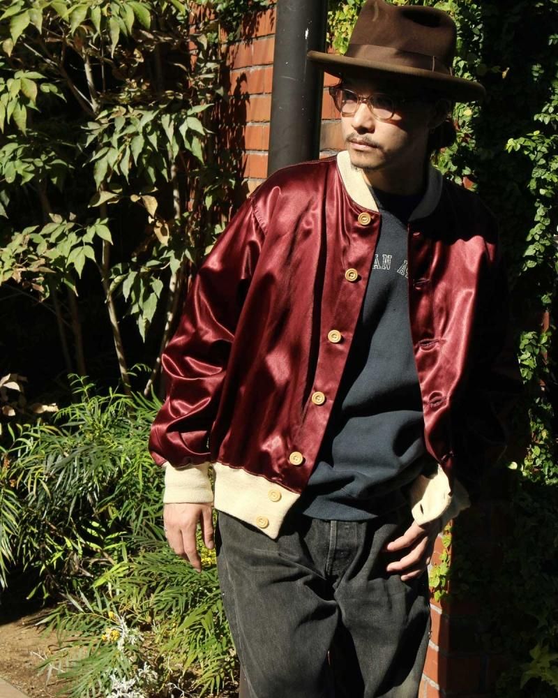 ヴィンテージ アワードジャケット ボタンスタジャン ボタスタ【Wilson