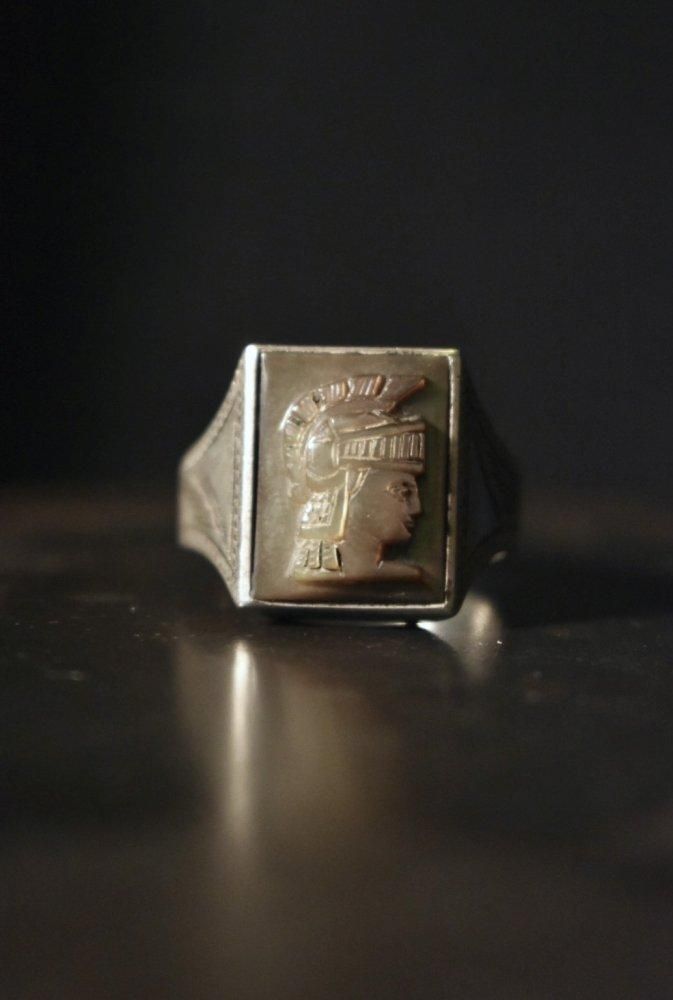 ヴィンテージ シルバー シェル カメオ リング [ sterling silver