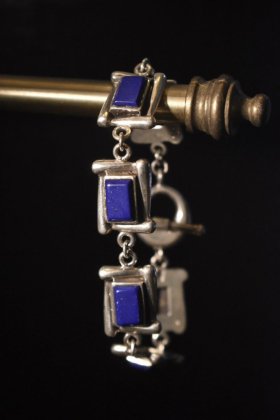  ΡVintage silver  lapis lazuli bracelet ơ С ԥ饺 ֥쥹å 