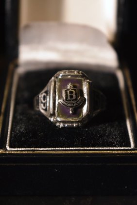  Ρus 1956s silver college ring