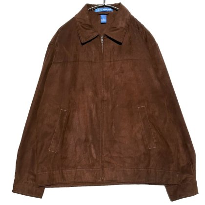  ΡHSQۥơ ե ɥꥺ顼㥱åȡ1990's-Vintage Fake Suede Drizzler Jacket