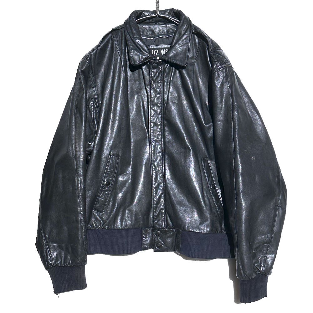 【U2 Wear me out】ヴィンテージ A-2スタイル レザージャケット【1990's-】Vintage Type A-2 Leather  Jacket