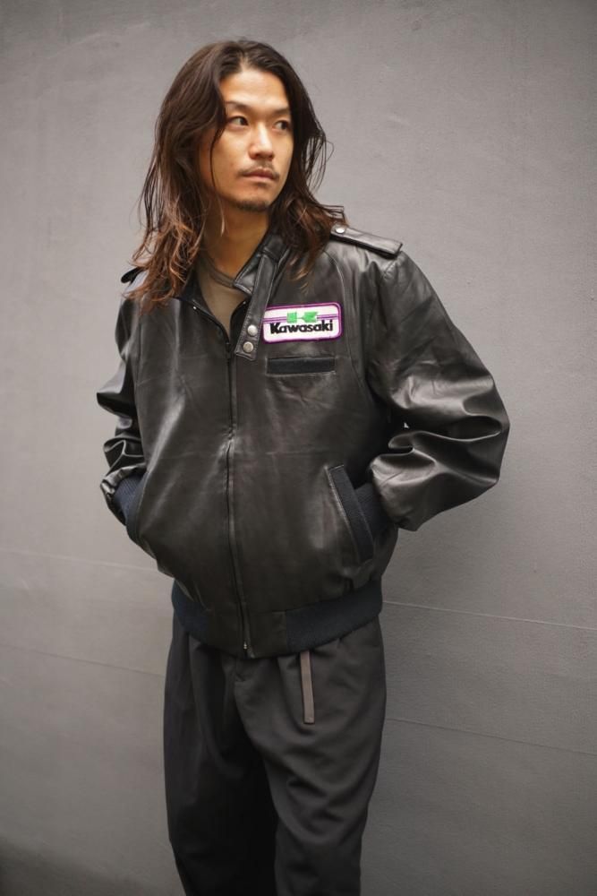 Colombia　コロンビア　90s　レザージャケット　黒　XXL　ビッグサイズ Colombia コロンビア 90s レザージャケット 黒 XXL ビッグサイズ