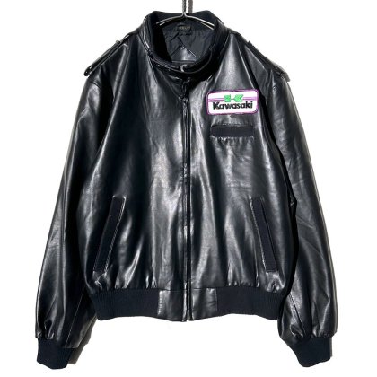  Ρơ åץå ե쥶㥱åȡ1990's-Vintage Fake Leather Jacket