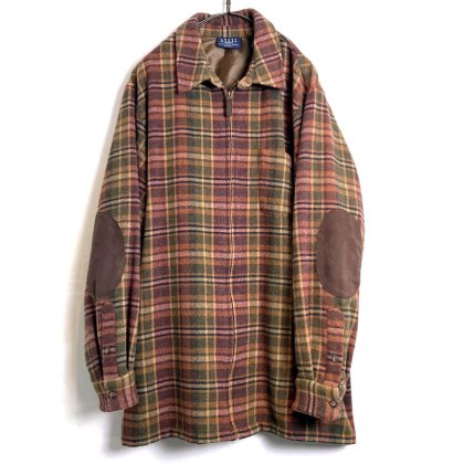  ΡCRaZY HORSEۥơ åץå 륷ġ1990's-Vintage Front Zip Wool Shirt
