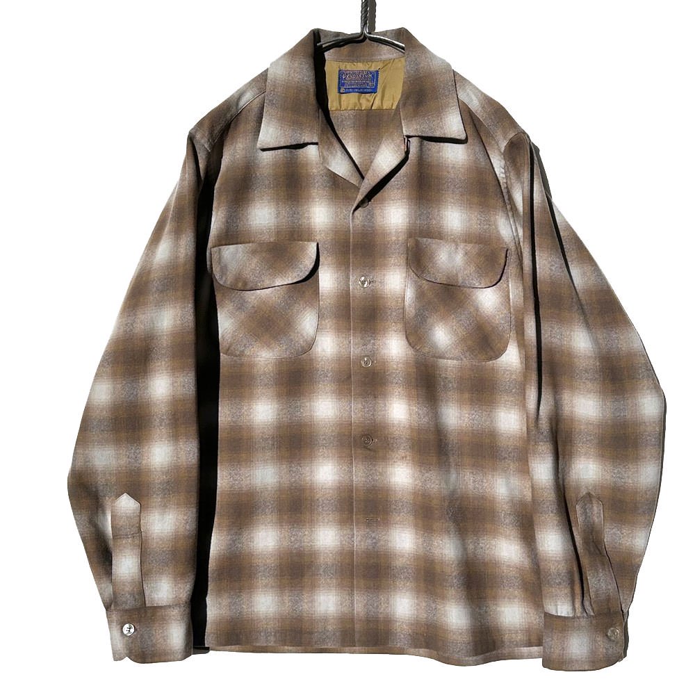 オンブレチェック オープンカラーシャツ PENDLETON 季節のおすすめ商品 