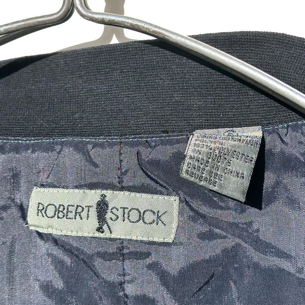 ROBERT STOCK】ヴィンテージ シルクジャケット ブルゾン【1990's