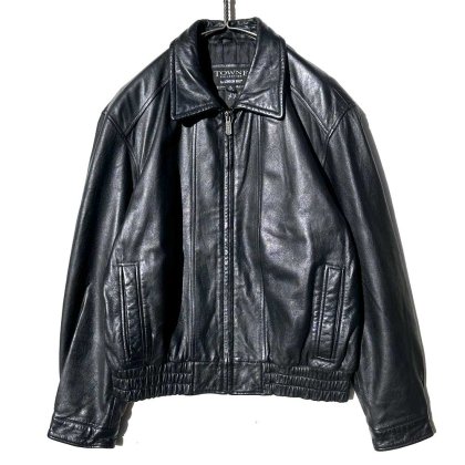  ΡTOWNE by LONDON FOGۥơ åץå 쥶㥱åȡ1990's-Vintage Single Leather Jacket