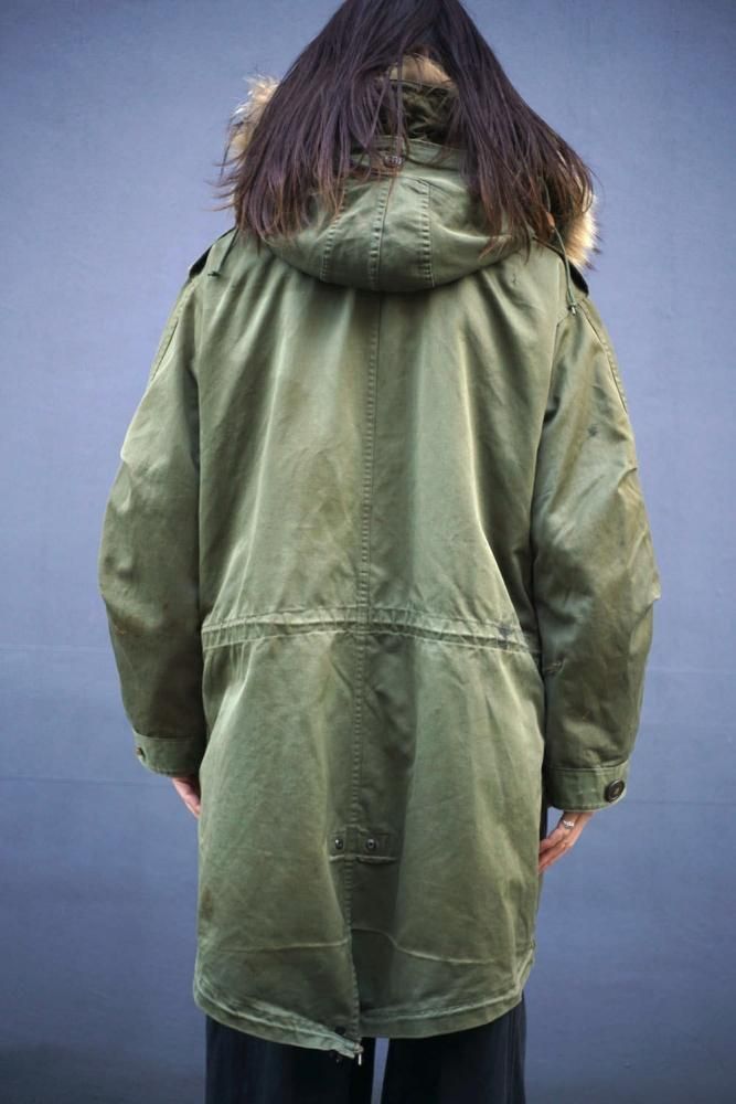 【U.S ARMY】最初期 M-51 モッズコート フィッシュテールコート コットンサテン フルセット SMALL【1950's-】M51 Shell  Parka