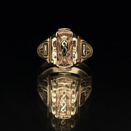  Ρơ å󥰡JOSTEN 10kt Gold  Stoneless Planeۡ1955's-Class Ring