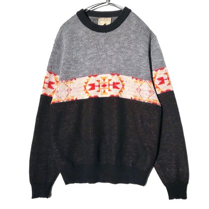  ΡڥɥȥPENDLETONۥơ ƥ 롼ͥå ˥åȡ1970's -Vintage Crew Neck Knit