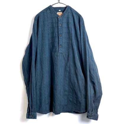  ΡTrue West Outfittersۥơ ץ륪С Хɥ顼ġ1990's-Vintage Pullover Band Collar Shirt
