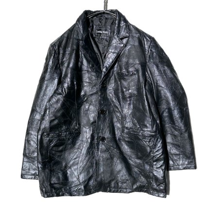  ΡLeather Worksۥơ ӥå륨å 쥶 ϡե㥱åȡ1990's-Vintage Leather Jacket