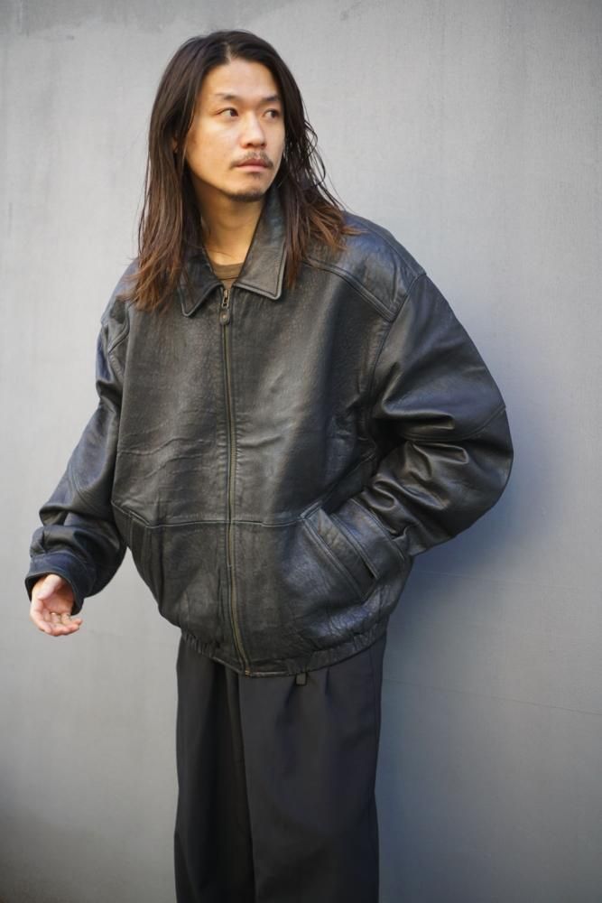 【美品】Vintageヴィンテージ ラムファージャケット ビッグシルエット日本製 美品】Vintageヴィンテージ ラムファージャケット ビッグ