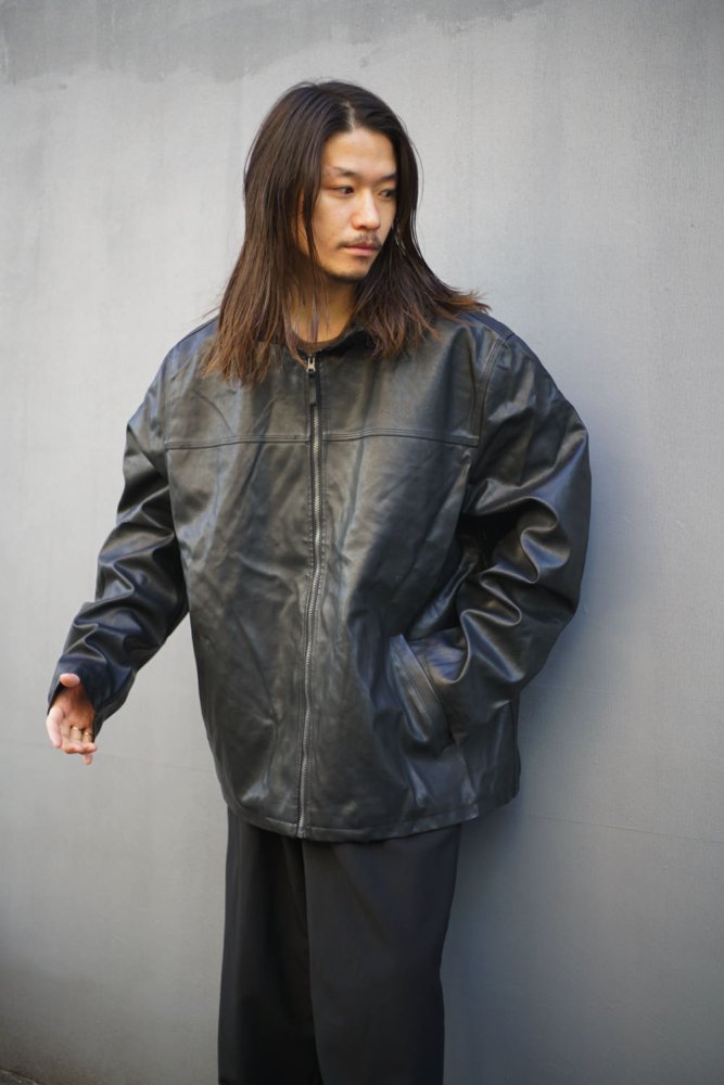 【CANYON RIVER BLUES】ヴィンテージ ビッグシルエット フェイクレザージャケット【1990's-】Vintage Fake  Leather Jacket