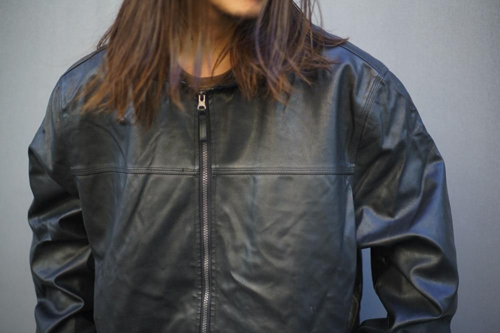 【CANYON RIVER BLUES】ヴィンテージ ビッグシルエット フェイクレザージャケット【1990's-】Vintage Fake  Leather Jacket