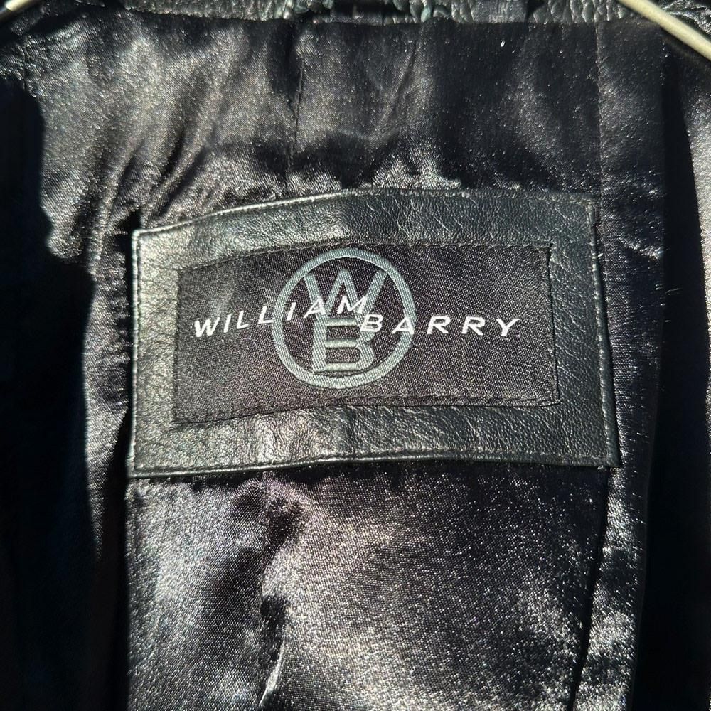 WILLIAM BARRY】ヴィンテージ シングル レザージャケット WILLIAM BARRY】ヴィンテージ シングル レザージャケット