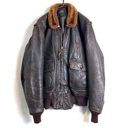  ΡU.S.NAVYG-1 ե饤ȥ㥱å 쥶㥱åȡ1960's-Vintage G-1 Flight Leather Jacket
