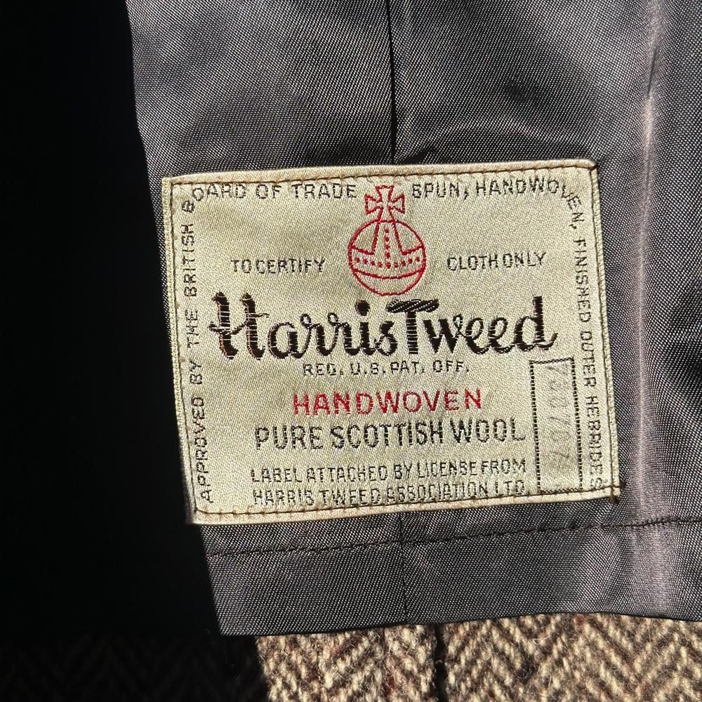 Town Club - Harris Tweed】ヴィンテージ ハリスツイード ウール