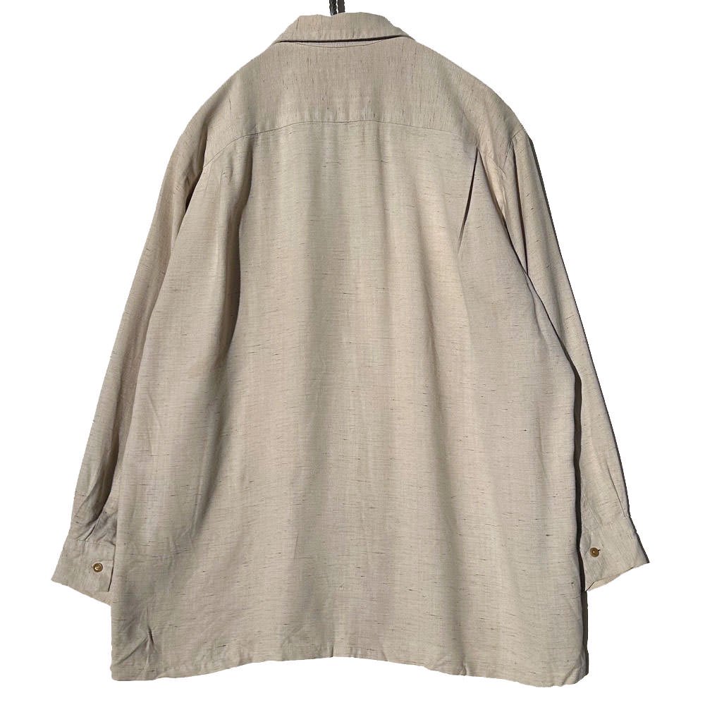 ヴィンテージ レーヨン オープンカラーシャツ【1950's-】【Unkown Brand】Vintage Rayon Shirt