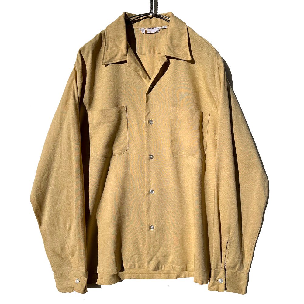 【TOWNCRAFT - Penney's】ヴィンテージ オープンカラー レーヨンシャツ【1960's-】Vintage Rayon Shirt