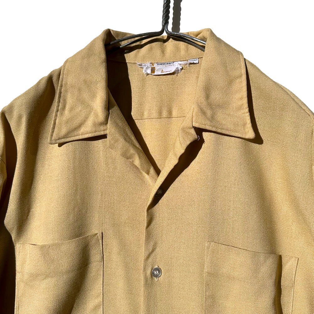 【TOWNCRAFT - Penney's】ヴィンテージ オープンカラー レーヨンシャツ【1960's-】Vintage Rayon Shirt