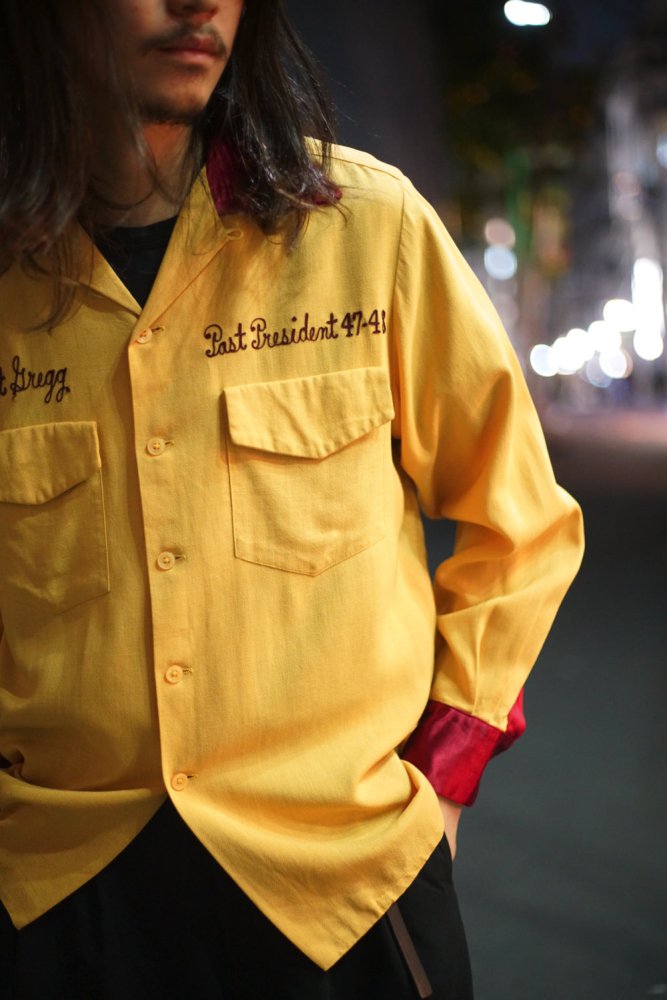 Bowler's】ヴィンテージ L/S レーヨン ボーリングシャツ【1940's-】Vintage Bowling Shirt | 古着 通販  ヴィンテージ古着屋 | RUMHOLE beruf - Online Store 公式通販サイト