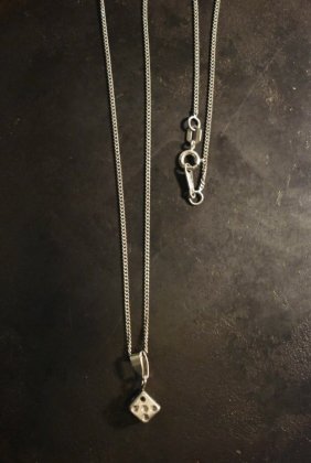  ΡVintage dice motif silver necklace ơ С  ͥå쥹 