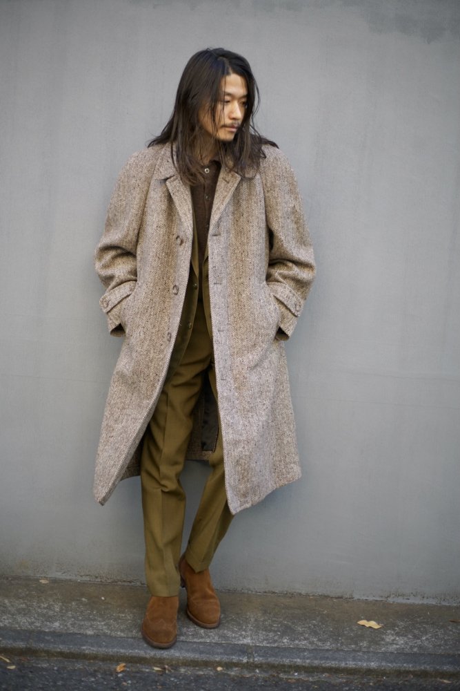 Vintage Harris Tweed Coat × Vintage Tailored Jacket ...
