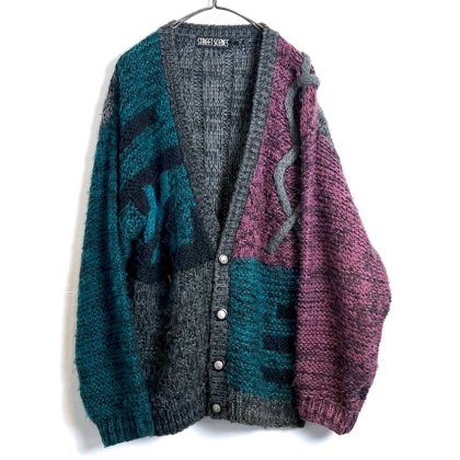 品質は非常に良い 花柄 新品90sYURIGAOKA vintage House 手編み KNIT ...