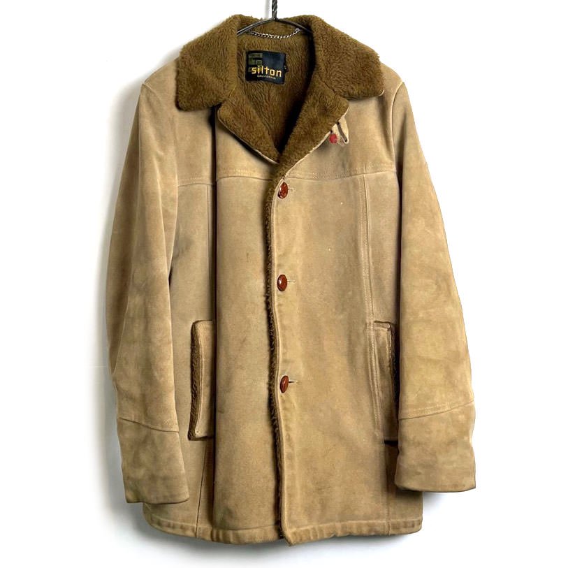 【Silton】ヴィンテージ ボアライニング スエードジャケット【1970's-】Vintage Boa Lining Suede Jacket