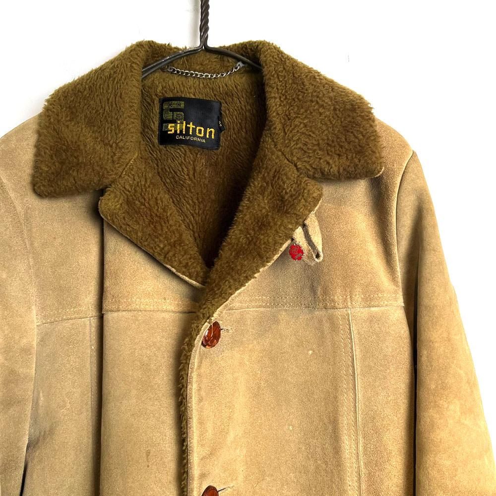 Silton】ヴィンテージ ボアライニング スエードジャケット【1970's