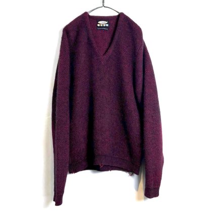  ΡManhattansۥơ Vͥå إ1960's-Vintage V-neck Mohair Sweater