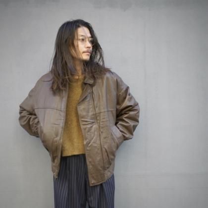 Finecraft】ヴィンテージ モヘアウール ロングヘアー Vネック Finecraft】ヴィンテージ モヘアウール ロングヘアー Vネック