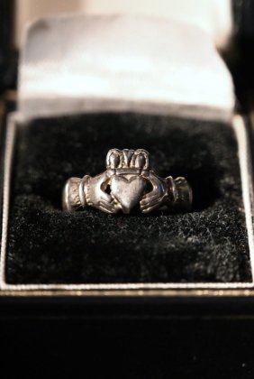 古着 通販　Vintage silver claddagh ring ヴィンテージ シルバー クラダ リング 