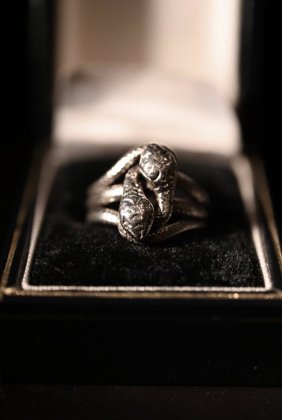 古着 通販　Vintage snake motif silver ring ヴィンテージ スネークモチーフ シルバー リング 
