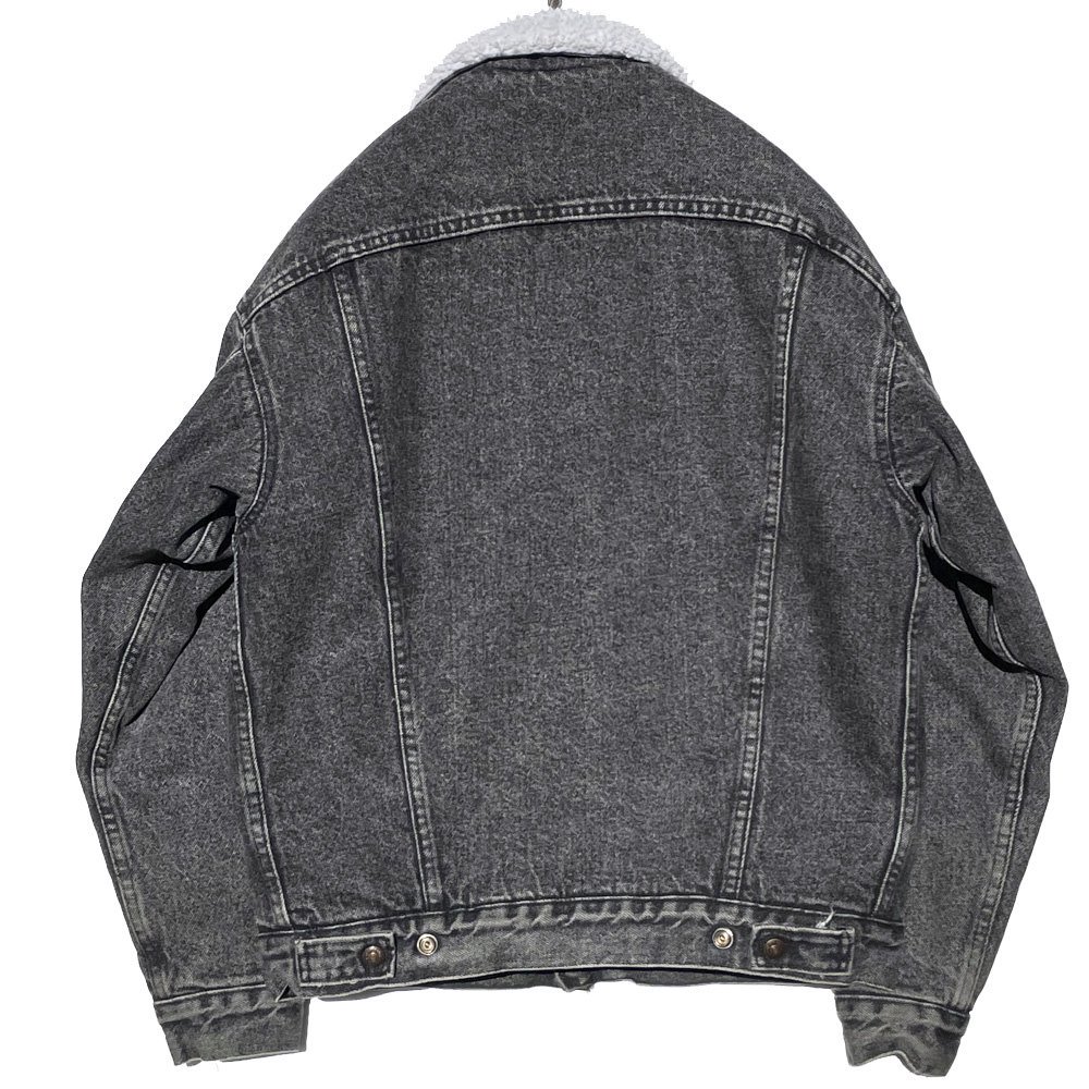 リーバイス【Levi's 70609-4858】ボアライニング ブラックデニムジャケット【1990's】Vintage Boa Denim Jacket